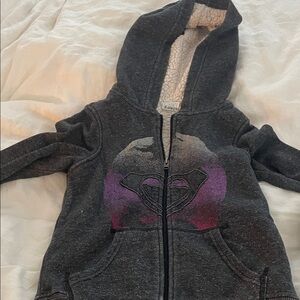 Roxy Girl Cozy Hoodie with Purple Accents